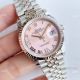 EWF Replica Rolex Oyster Perpetual Datejust Watch Pink Dial with VI IX Diamond (2)_th.jpg